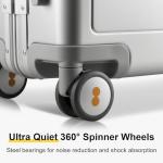 LEVEL8 Gibraltar 20 Inch Zipperless Carry-On Suitcase