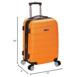 Rockland Melbourne 20-Inch Expandable Spinner Luggage