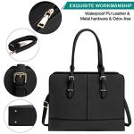 Stylish Waterproof Leather Laptop Tote for Women