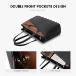 LOVEVOOK Women's Laptop Tote Bag, Large Capacity