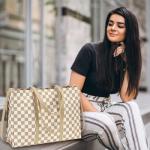 Women's Canvas Laptop Tote Bag for Work