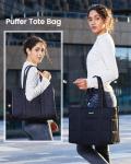 LOVEVOOK Women's Puffer Laptop Bag for Travel