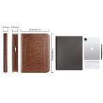 ProCase Brown Business Padfolio with Zipper