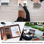 ProCase Brown Business Padfolio with Zipper