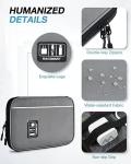 BAGSMART Large Tech Accessories Travel Organizer Case