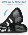 BAGSMART Large Tech Accessories Travel Organizer Case