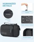 BAGSMART Travel Cable and Tech Organizer - Black
