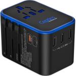 Ceptics Universal Travel Power Adapter with USB Ports