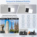 Universal Travel Adapter with Fast Charging Ports