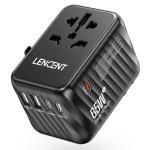 LENCENT 65W Universal Travel Adapter with 5 Ports