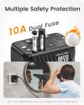 LENCENT 65W Universal Travel Adapter with 5 Ports