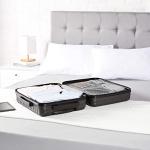 Amazon Basics 20-Inch Hardside Spinner Luggage, Black