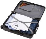 Amazon Basics 20-Inch Hardside Spinner Luggage, Black