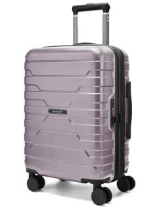 BAGSMART 20” Expandable Carry On Luggage, Rose Purple
