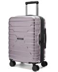 BAGSMART 20” Expandable Carry On Luggage, Rose Purple