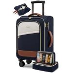 LOVEVOOK 4-Piece Carry-On Luggage Set with Wheels