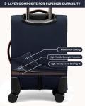 LOVEVOOK 4-Piece Carry-On Luggage Set with Wheels
