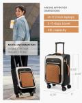 LOVEVOOK 20-Inch Carry On Luggage with Wheels