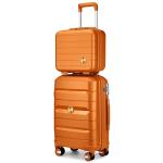 Somago 20-Inch Lightweight Carry-On Suitcase - Orange