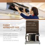 LOVEVOOK 20-Inch Carry-On Luggage for Women