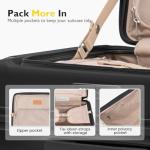 LEVEL8 Expandable Carry-On Luggage with Wheels, 20 Inch