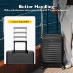 LEVEL8 Expandable Carry-On Luggage with Wheels, 20 Inch