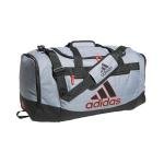 adidas Defender 4.0 Medium Duffel Bag - Grey/Red