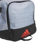 adidas Defender 4.0 Medium Duffel Bag - Grey/Red