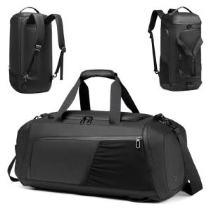 Men's 40L Waterproof Gym Duffle Bag with Shoe Compartment