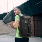 Men's 40L Waterproof Gym Duffle Bag with Shoe Compartment