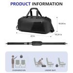 Men's 40L Waterproof Gym Duffle Bag with Shoe Compartment