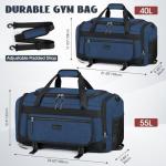 IGOLUMON 40L Water-Resistant Gym Duffel Bag