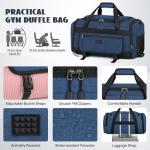 IGOLUMON 40L Water-Resistant Gym Duffel Bag