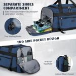 IGOLUMON 40L Water-Resistant Gym Duffel Bag