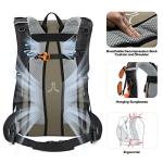 40L Waterproof Hiking Backpack with Rain Cover