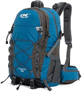 Diamond Candy Waterproof 40L Hiking Backpack, Blue