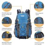 Diamond Candy Waterproof 40L Hiking Backpack, Blue