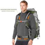 Loowoko 50L Waterproof Hiking Backpack with Rain Cover