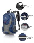 WATERFLY Ultralight 30L Packable Hiking Backpack