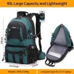 40L Waterproof Hiking Backpack for Men and Women