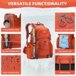 40L Waterproof Hiking Backpack with Rain Cover