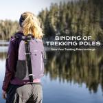 VPBAGE 15L Water-resistant Hiking Daypack Backpack