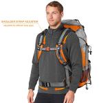 Loowoko 50L Waterproof Hiking Backpack with Rain Cover