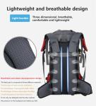 Bseash 60L Waterproof Hiking Backpack with Rain Cover