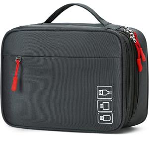 Waterproof Travel Cable Organizer Bag - Gray