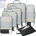 BAGAIL Lightweight Compression Packing Cubes Set, Black