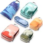 6-Piece Compression Packing Cubes Set for Travel