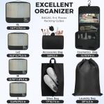 BAGAIL Packing Cubes Organizer Set for Travel
