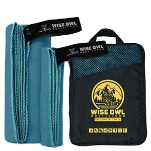Wise Owl Compact Quick-Dry Microfiber Camping Towel