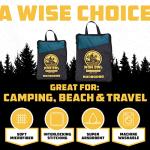 Wise Owl Compact Quick-Dry Microfiber Camping Towel